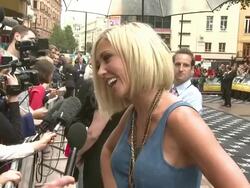 Bruno UK Premiere Stock Footage