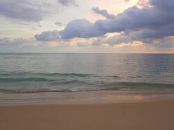 HD Sunset on the beach Stock Footage