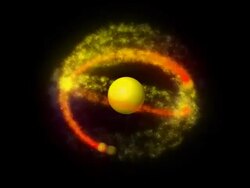 Atom and Electrons Model Stock Footage