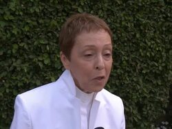 INTERVIEW - Gail Abarbanel at The Rape Foundation's Annual Brunch At Greenacres Stock Footage