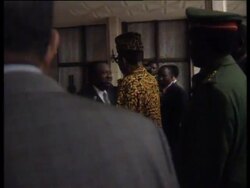 GABON: ZAIRE'S PRESIDENT MOBUTU HOLDS MINI-SUMMIT Instructional Video