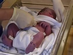 Newborn baby 1 Stock Footage