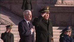 US Def Sec Gates continues visit to China, welcoming ceremony Instructional Video