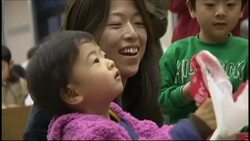 Santa brings festive cheer to children evacuated from Fukushima News Clip