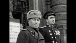 Marching Soviet Troops Stock Footage