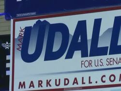 Bill Clinton stumps for Colorado Democrats Stock Footage