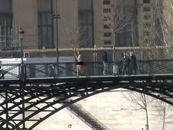 VOICED: Sponsor-seeking athlete makes nude run through Paris News Clip