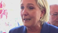 CLEAN : Syria: US strikes contradict Trump's past commitments (Le Pen) News Clip