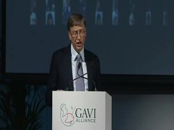 Bill Gates Pledges a Billion Dollars Vaccine Fund News Clip