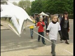 Enlargement is celebrated at EU headquarters News Clip