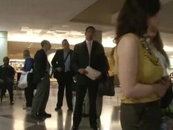 Putting America Back to Work! Job Fair Stock Footage