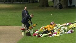 Prince William Laying Flowers At 7/7 Memorial News Clip