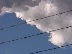 Barbed Wire Sky \focus on clouds\ HD Stock Footage