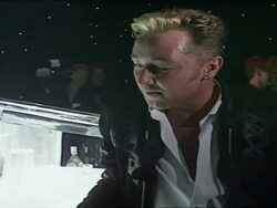 Michael Flatley posing for photos in nightclub News Clip