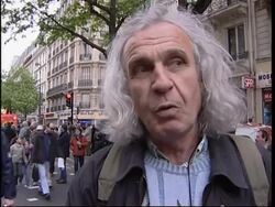 French workers stage traditional May Day demonstration News Clip