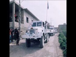 SYND 4 4 78 UN NORWAY TROOPS ON THE LITANI RIVER IN LEBANON News Clip