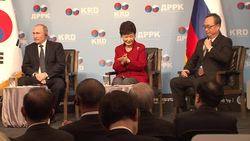 CLEAN : Putin in Seoul pushes new Silk Road News Clip