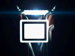 Electric Screen Stock Footage
