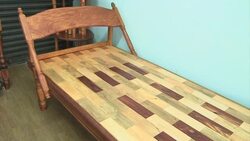 Carpenter claims to make chairs that make you feel better News Clip