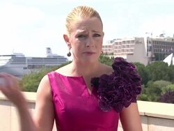 INTERVIEW: Melissa Joan Hart jokes that she would never let her character watch her kids at the 51st Monte-Carlo Television Festival - Interviews at Monte-Carlo . (Footage by WireImage Video/Getty Images Entertainment Video) Stock Footage