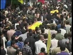 Hundreds of Palestinians attend funeral of 2 militants killed by Israelis News Clip