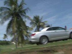 ATMOSPHERE: Chrysler at El Conquistador Golf Course Stock Footage