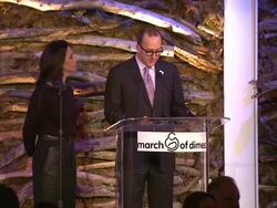 SPEECH: Jimmy Horowitz at 7th Annual March of Dimes Celebration of Babies on 12/07/2012 in Beverly Hills, CA. Stock Footage
