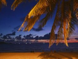 HD Sunset on the beach Stock Footage