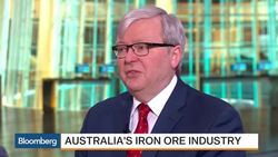Kevin Rudd: 'Rocky Road' Ahead for Iron Ore Industry News Clip
