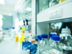 Scientist and bio lab experiment Stock Footage