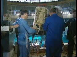 RUSSIA: SIMULATED REPAIRS ON MIR SPACE STATION CARRIED OUT News Clip