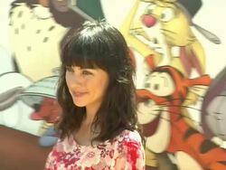 Constance Zimmer at the 'Winnie The Pooh' Honey-Colored-Carpet Premiere at Burbank CA. (Footage by WireImage Video/Getty Images Entertainment Video) Stock Footage