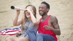 what a view Stock Footage