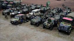 CLEAN : Cameroon: timelapse of French army prepari News Clip