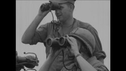 CAN908 UNITED STATES MARINES SWEEP THROUGH VIET CONG INFESTED AREA. News Clip