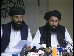 News conference by Taliban ambassador News Clip