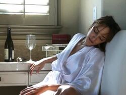 Drinking binge over, tears. Stock Footage