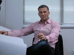 MS PAN Architect sitting with plans and blueprint drawings in studio / Vancouver, BC, Canada Stock Footage