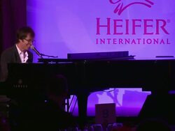 PERFORMANCE: Ben Folds - Heifer International Hosts 3rd Annual Beyond Hunger: "A Place at the Table" Gala Stock Footage