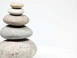 stone tower, balance and harmony Stock Footage