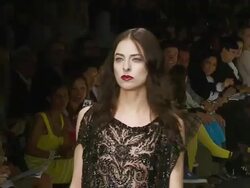 Mercedes-Benz Fall 2007 LA Fashion Week Imitation of Christ Runway Stock Footage