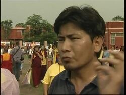 Tibetan exiles watch friendly match in protest against Beijing Olympics News Clip