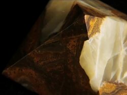 CU SLO MO View of carve pyramid / Miami, Florida, United States Stock Footage