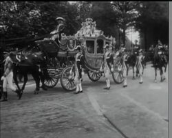 QUEEN JULIANA RIDES IN STATE News Clip