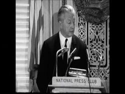 SYND 09-08-69 KIESINGER SPEECH AT THE PRESS CLUB News Clip