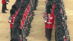 Trooping the Colour ceremony for the Queen's official birthday News Clip