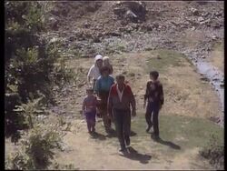 Kosovo - Refugees flee Yugoslavian forces News Clip