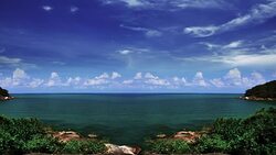 beautiful sandy beach Stock Footage