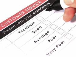 Customer Service Satisfaction Survey Ticking Excellent Stock Footage