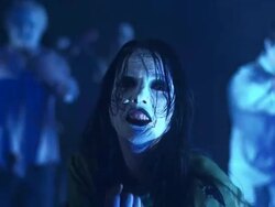 HD: Female Zombie Beckoning Stock Footage